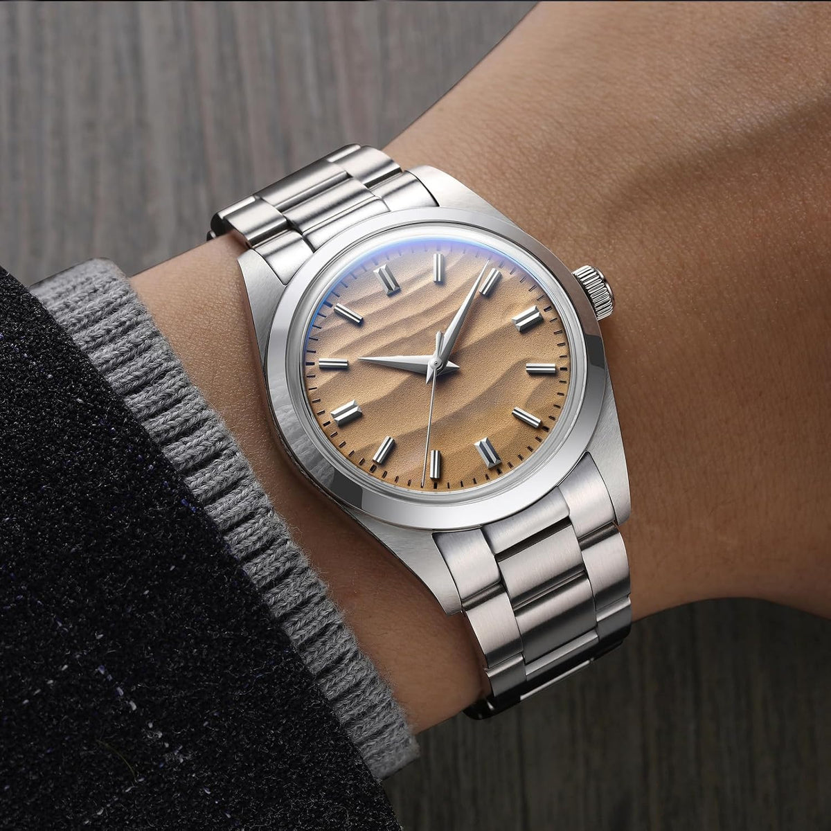 ADDIESDIVE Relojes para Hombres Cuarzo 100M Impermeable 1.417 en AD2030 Sin