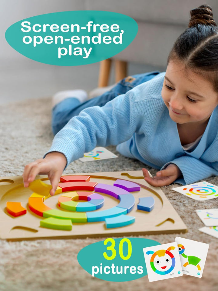 Actividades de aprendizaje preescolar Juguetes Montessori: bloques...