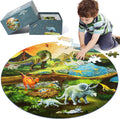 70 Piezas Rompecabezas de Dinosaurios para Niños de 4 a 8 Años
