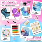 Axirata Kit de diseño de moda para niñas, kits de costura, juguetes y