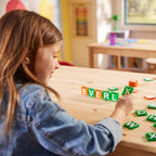 MAGNA-TILES MicroMAGS Learn Letters - Juego de construcción magnética de 56 piezas, la marca original de construcción magnética