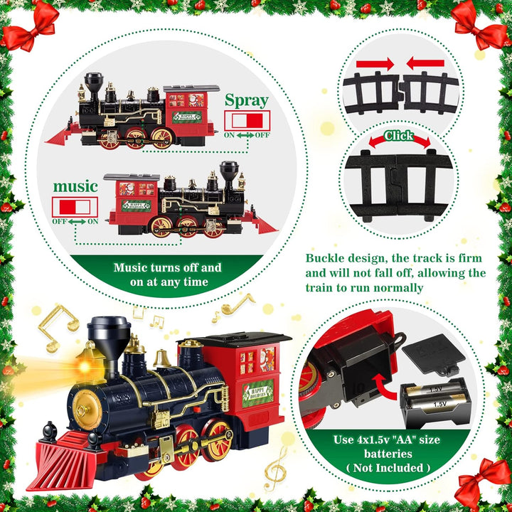 Gloween Juegos de tren de Navidad para debajo del árbol