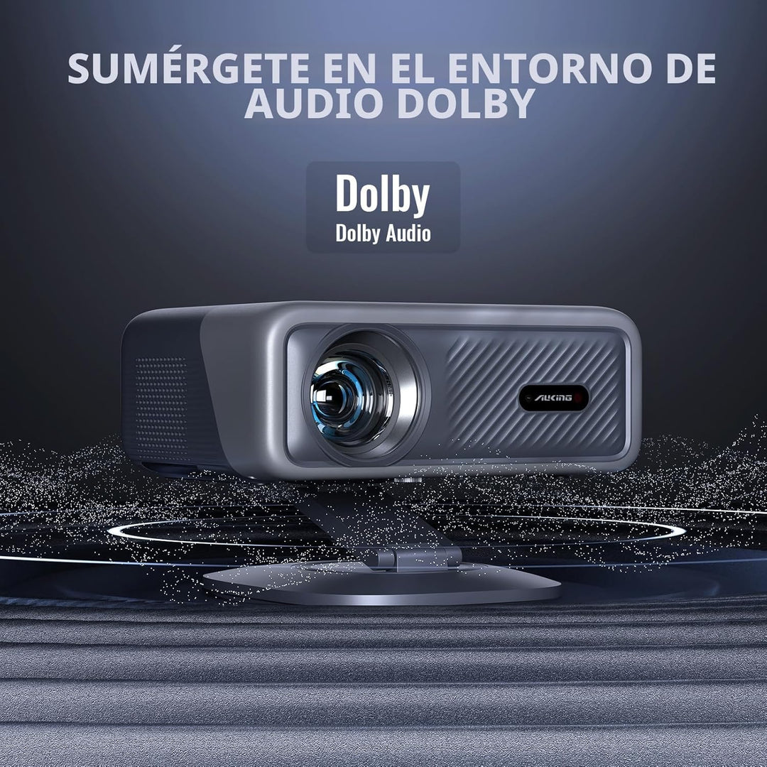 [Ahora con Netflix y 3000 ANSI] Proyector 4K con WiFi y Bluetooth,...