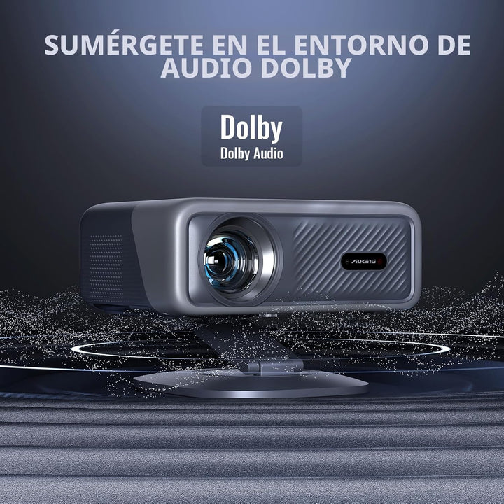 [Ahora con Netflix y 3000 ANSI] Proyector 4K con WiFi y Bluetooth,...