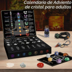 24 piezas de calendario de Adviento de cristal curativo 2026