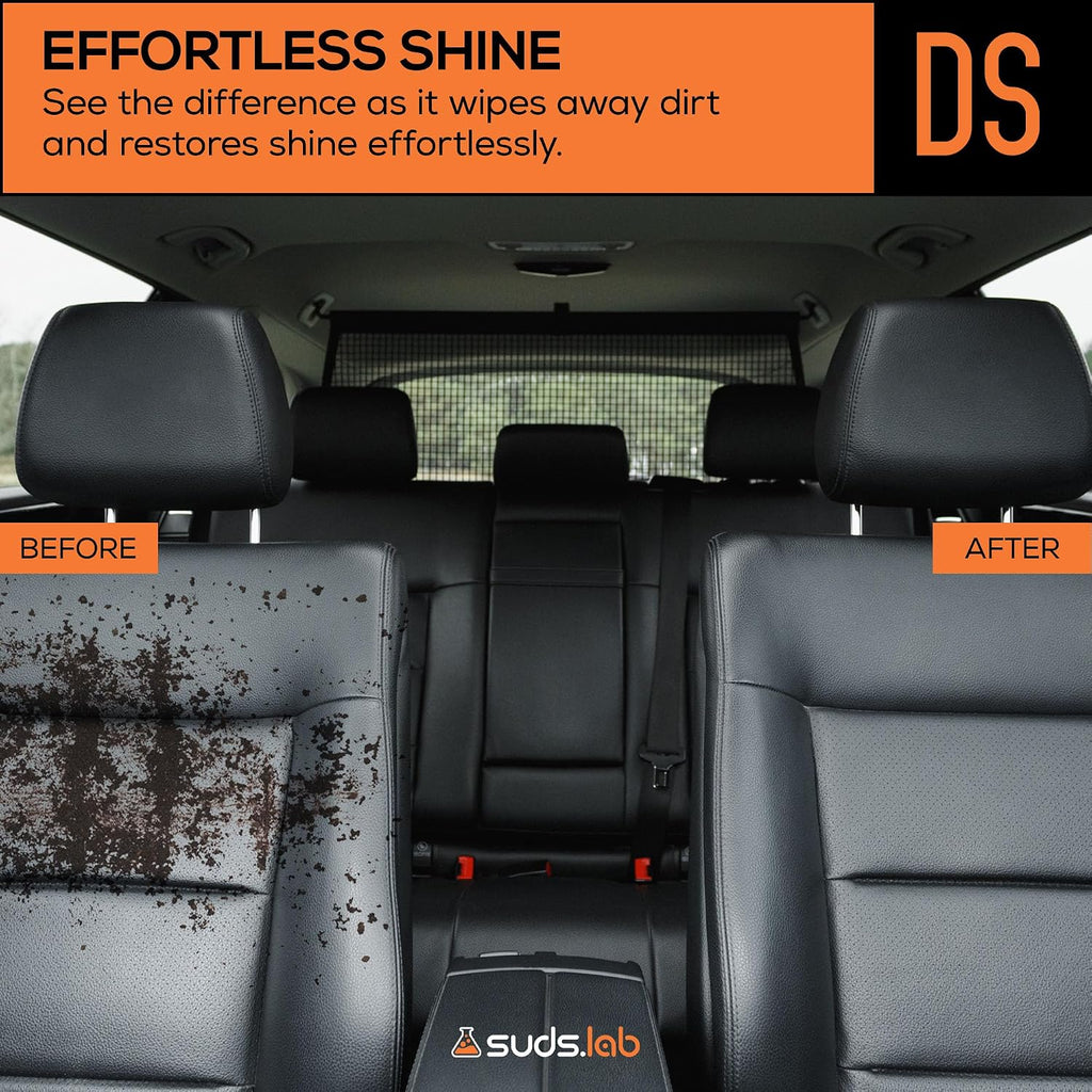 Suds Lab DS - Esponja exfoliante para detalles, almohadilla de microfibra