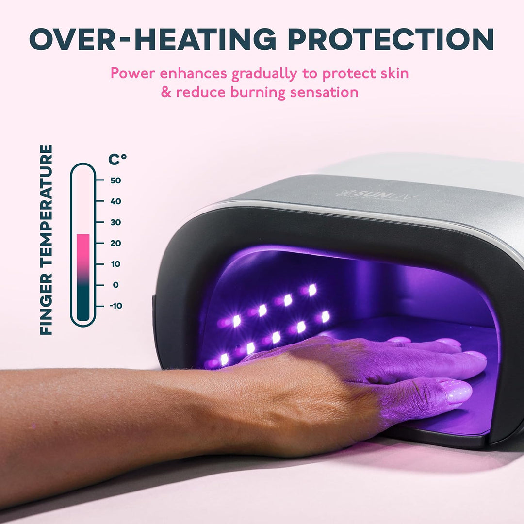 SUNUV SUN3 - Lámpara de uñas LED UV profesional, luz UV con cable p...