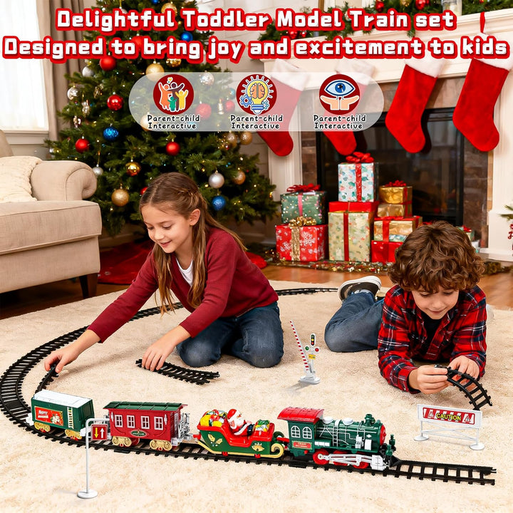 Juego de tren para niños pequeños árbol de Navidad juegos