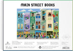 Galison Main Street Books - Rompecabezas de 1000 piezas con hermosas obras de arte de un vecindario temático de libro