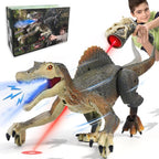 Juguetes de dinosaurio mejorados para niños de 3, 5 y 7 años, Gris