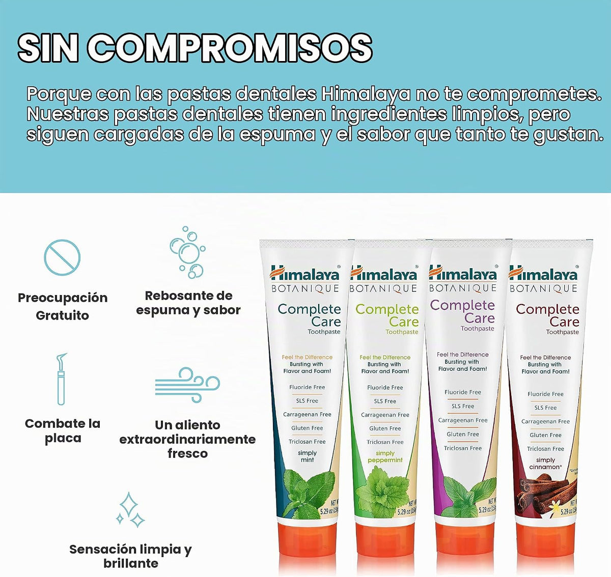 Himalaya Botanique Complete Care - Pasta de dientes, a base de hier...