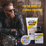 Duke Cannon Best Damn - Bálsamo para barba para hombre, lata premiu...