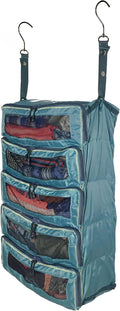 Organizador de maleta colgante, Verde, Large (4"