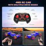 Auto de control remoto, auto de acrobacias RC con detección de gest...