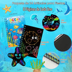 Paquete de 24 libros para colorear y tarjetas para colorear y tarjetas para niños