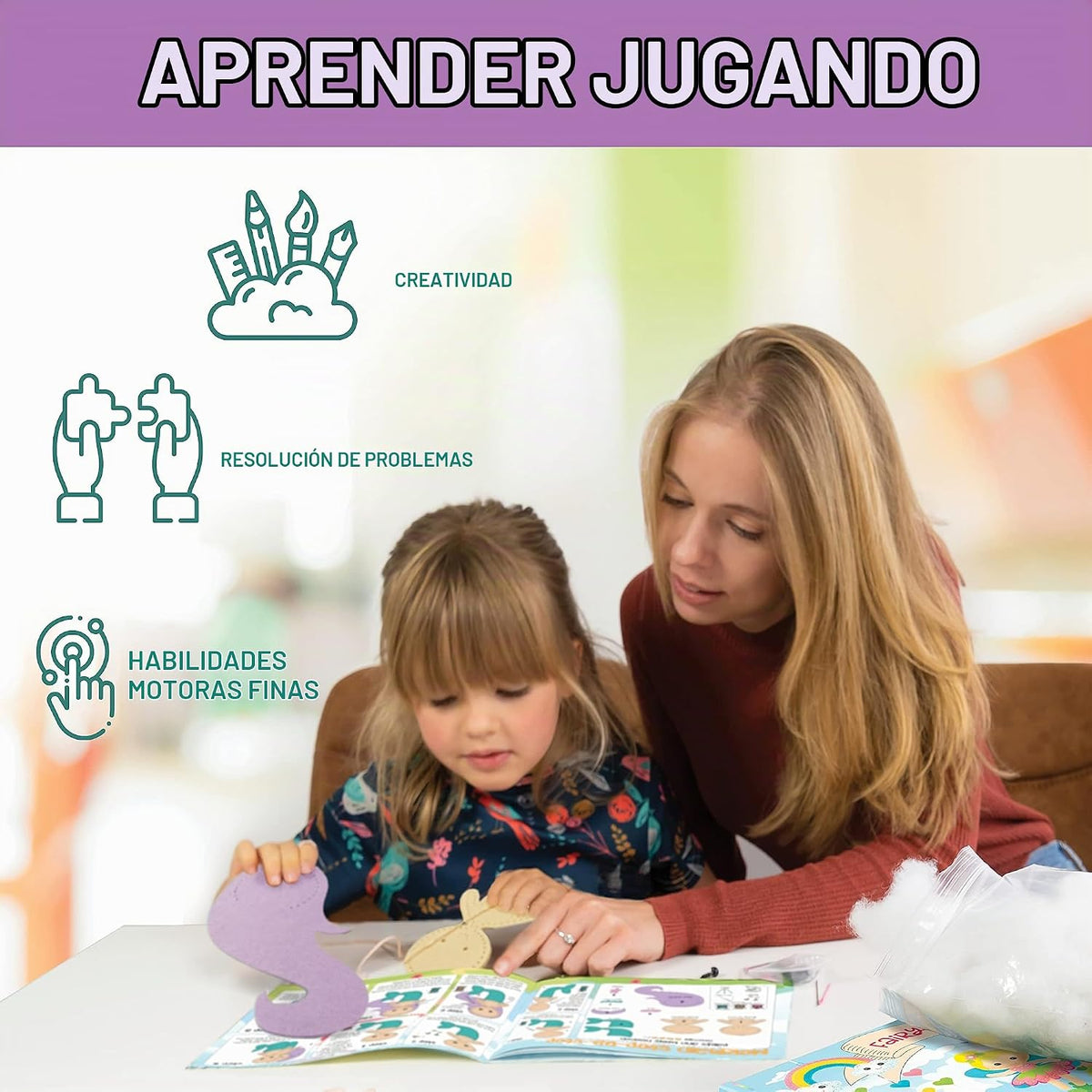 Craftorama Kit de costura para niños, divertido y educativo juego de manualidades de cuento de hadas para niños y niñas de 7 a 12 años, kit de manualidades para principiantes para coser tus propios