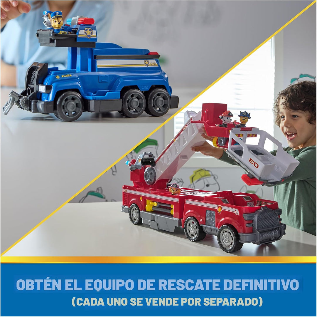 PAW Patrol Team Cruiser, vehículo a gran escala con figuras de acci...