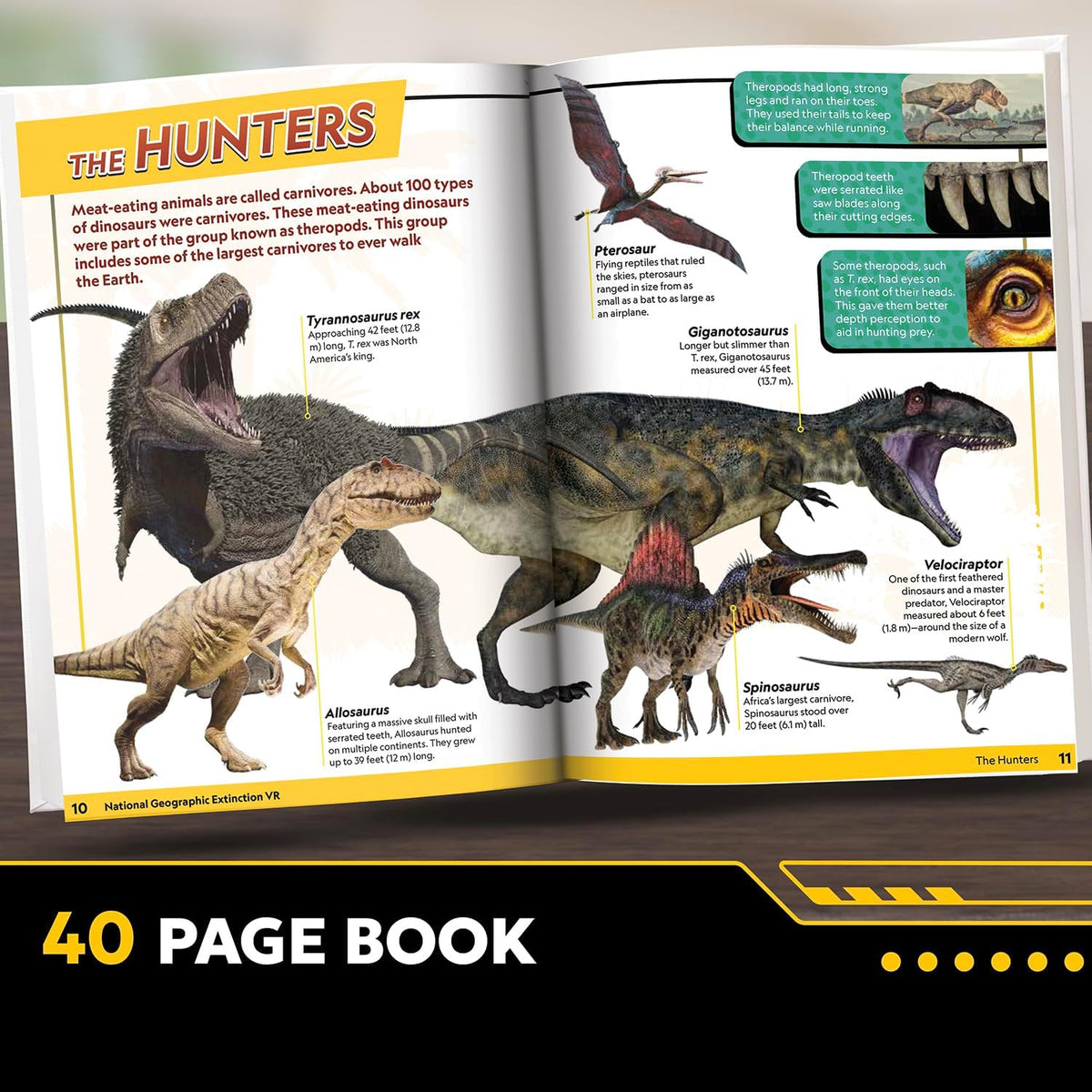 National Geographic Extinction-Dinosaur VR STEM Activity Kit para Kids 8-12