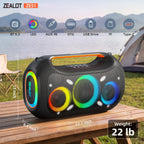 Altavoz portátil para fiestas de 420 W máximo con luces integradas, OTG, aplicación, doble emparejamiento, XBass, 48000 mAh, espectáculo de luz dinámico que se sincroniza al ritmo, ideal para playa
