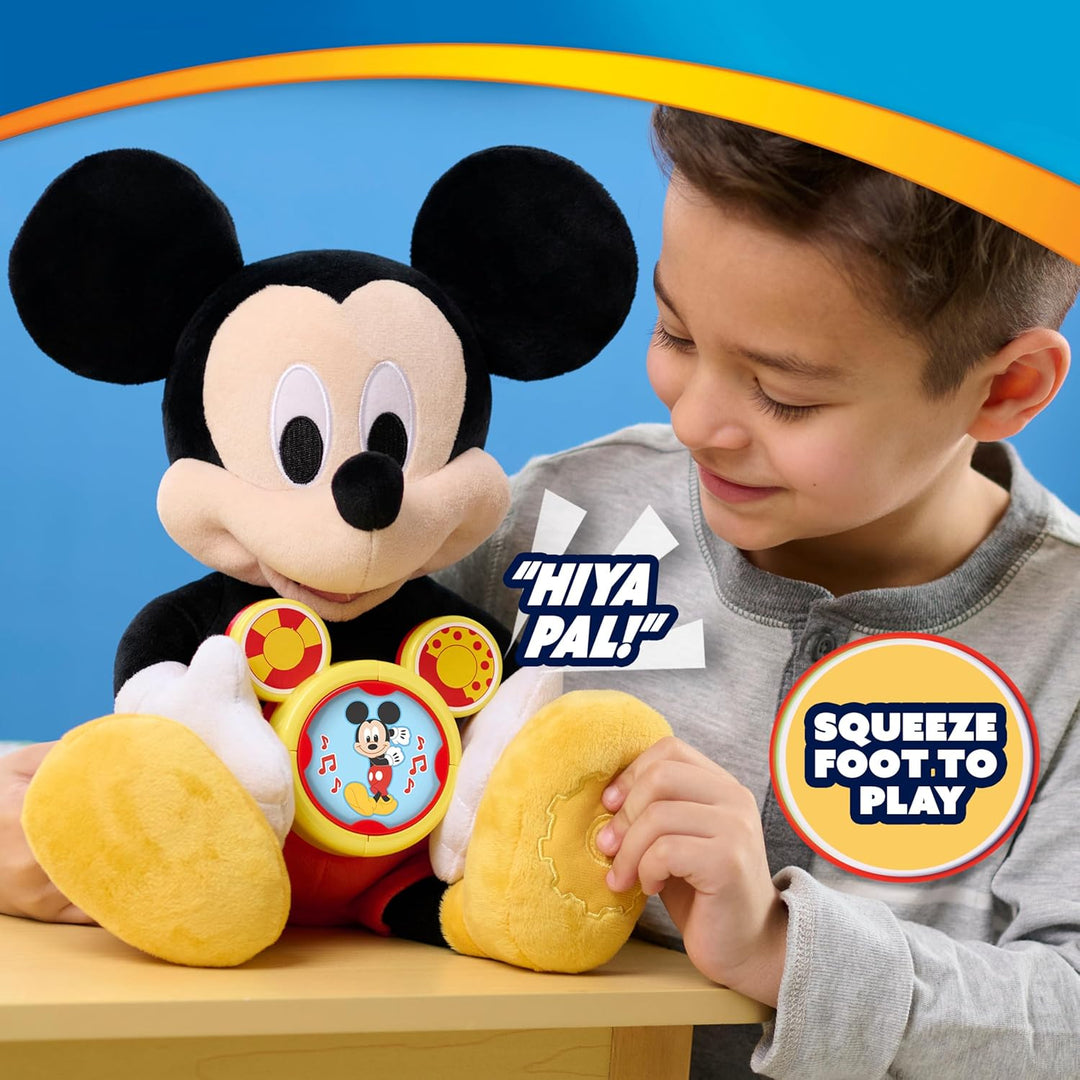 Just Play - Peluche interactivo de Mickey Mouse de Disney