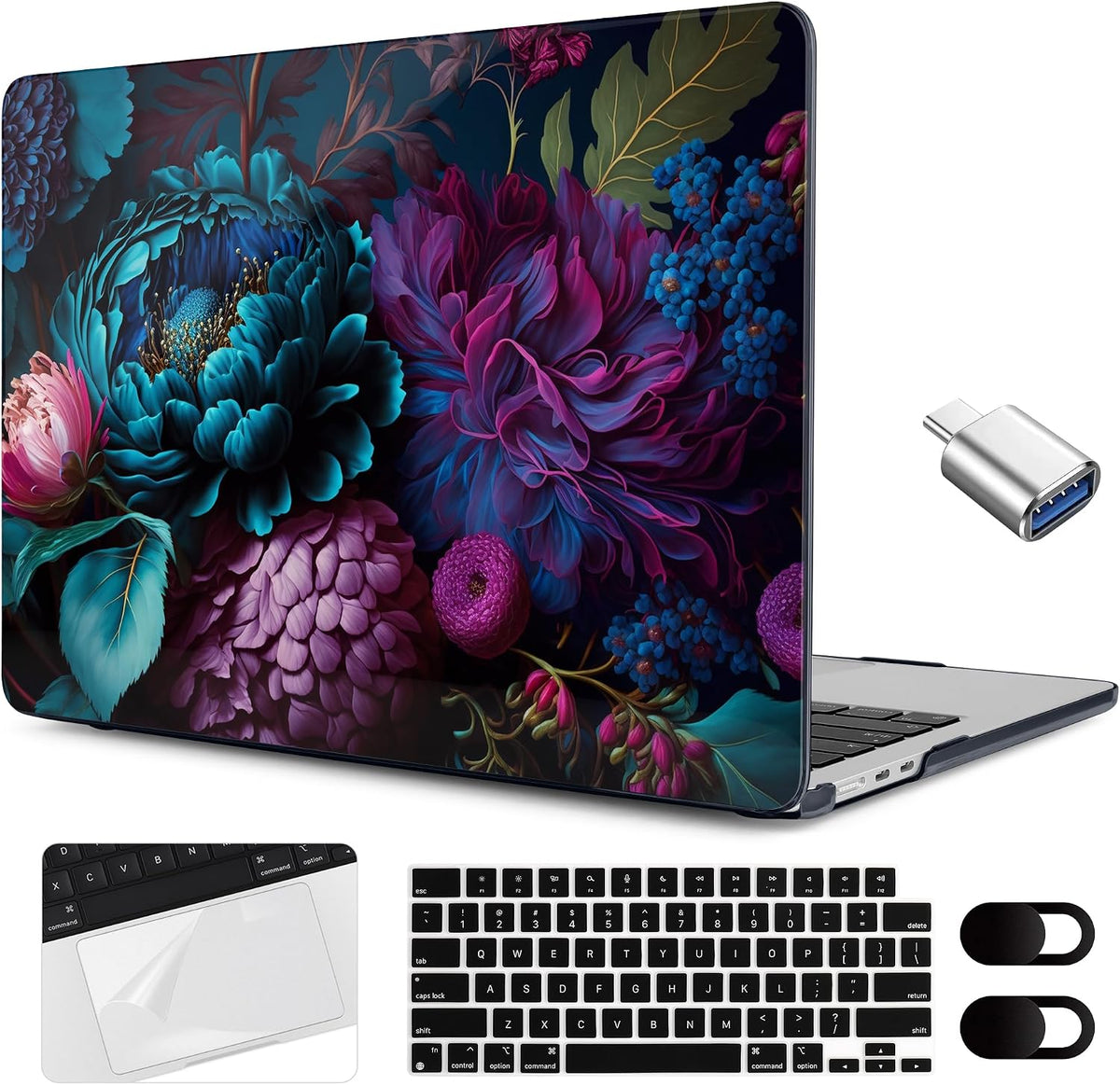 MEEgoodo Funda para MacBook Air de 15 pulgadas M4\/M3\/M2 2025 2024...