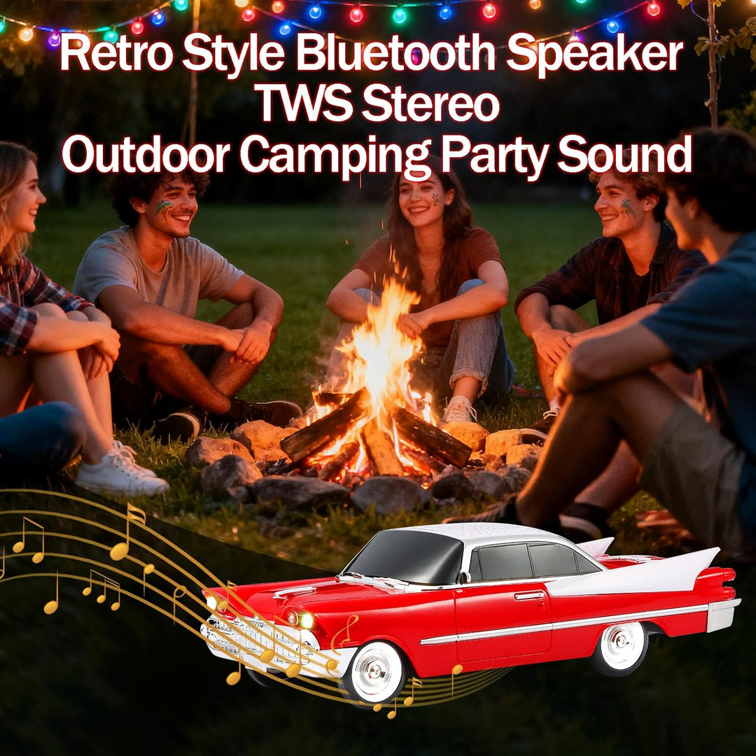 WSTER WS-1965 Replica Altavoz Bluetooth - Diseño retro de cohete de...