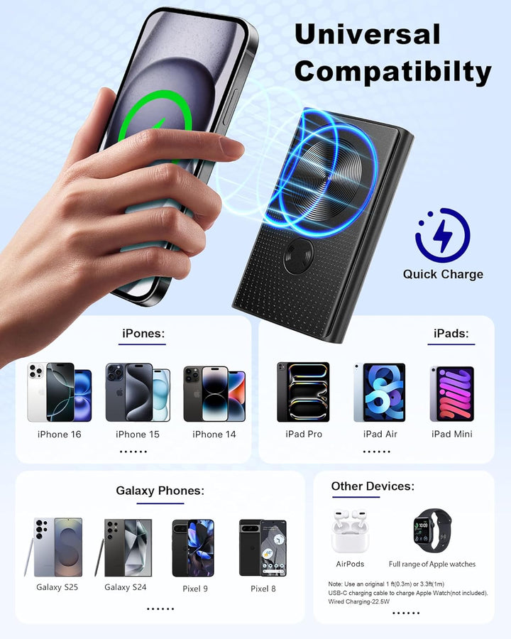 Kesguar Lavadoras magnéticas de tamaño completo, 10000mAh - 22.5W P...