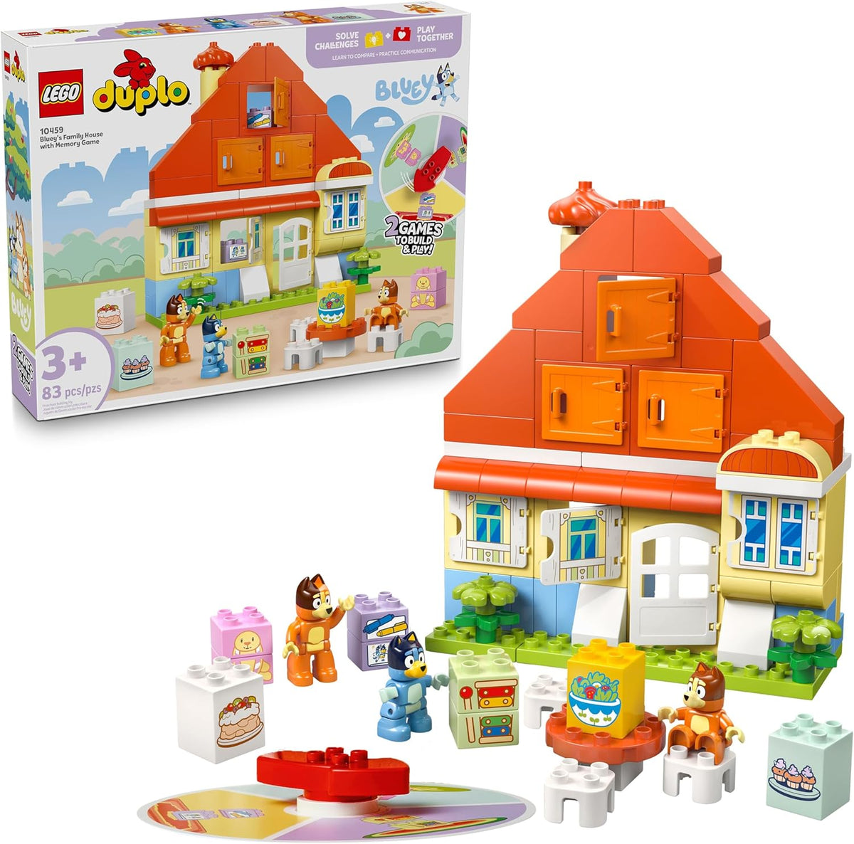 LEGO DUPLO Bluey Casa familiar de Bluey con juego de