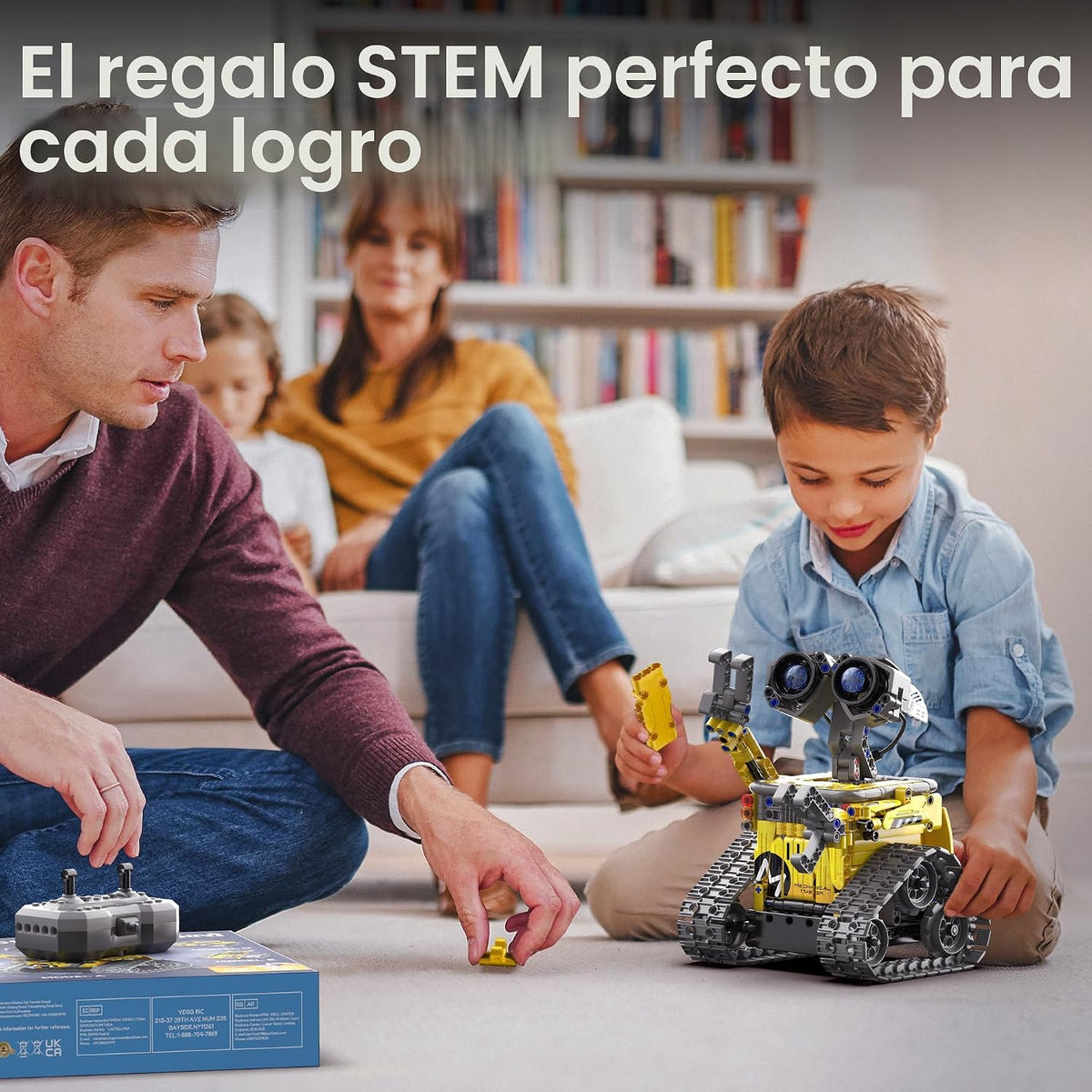 Sillbird Kit de construcción de robot STEM con control remoto