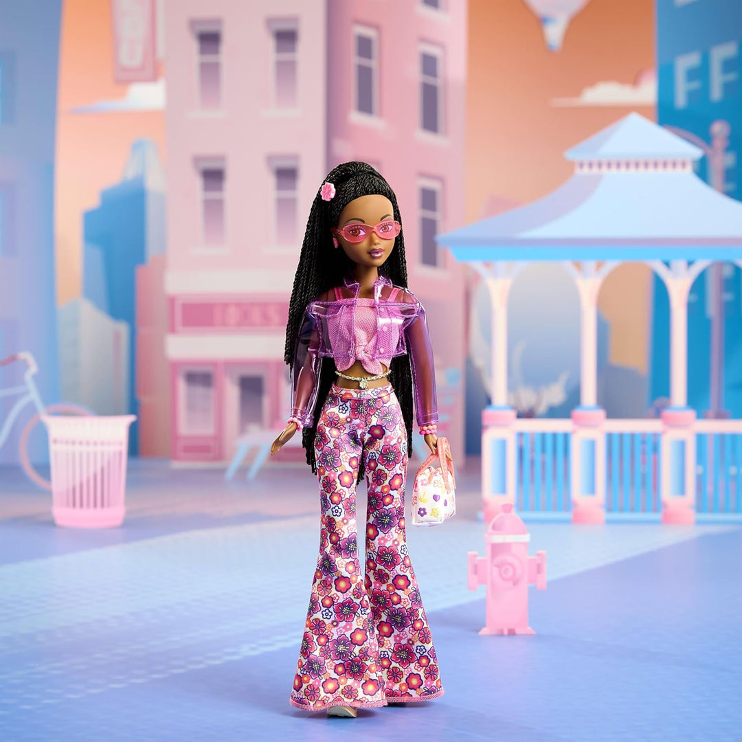 Barbie Muñeca y accesorios Signature My Scene Jai, trenzas negras,...