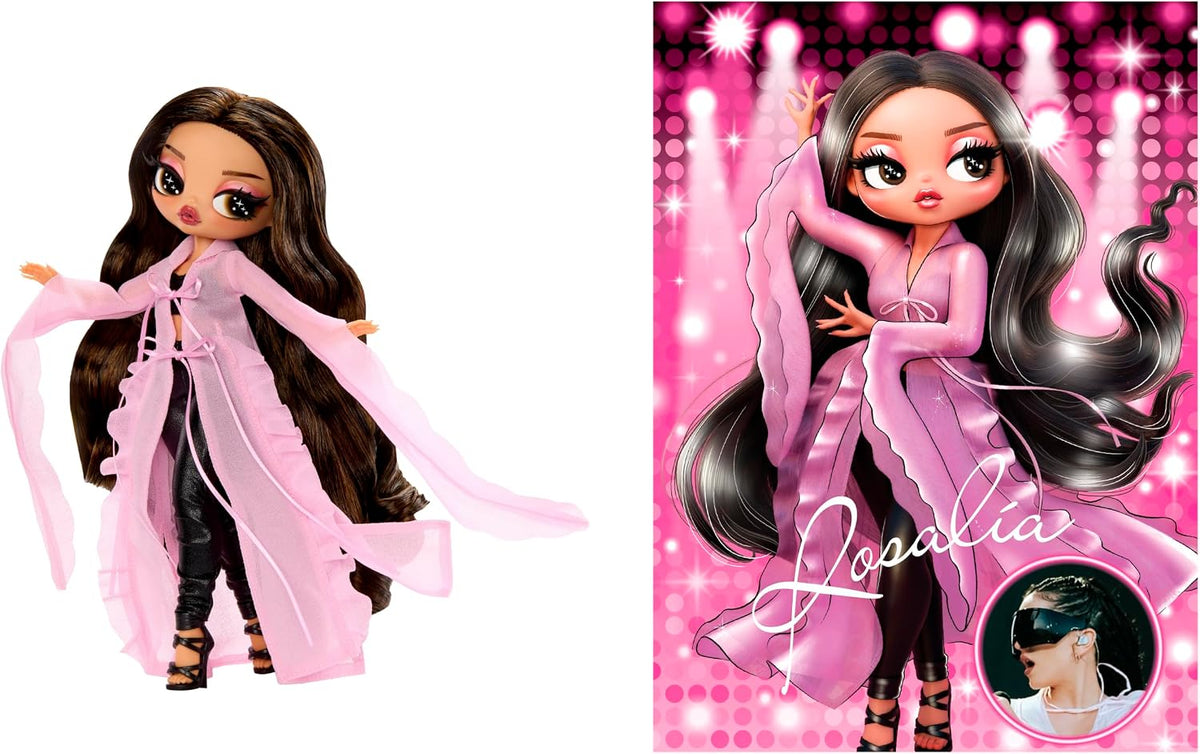 LOL Surprise OMG. Festival de Música con Rosalía – Muñeca de moda con póster coleccionable, inspirada en la sensación musical global – ¡Juega y muestra!