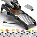 BINGBING- Mandoline Slicer para Kitchen, 7-en-1 Adjustable Vegetable Slicer