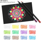 H & B Kit de boceto de 101 piezas para adultos con 3 libros y estuche con