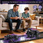 Kit de construcción de robot de dinosaurio STEM 5 en 1, aplicación 935 piezas y control remoto, reconstruye en T-Rex, triceratops, cocodrilo, robot y monstruo, regalo de ingeniería para niños y niñas