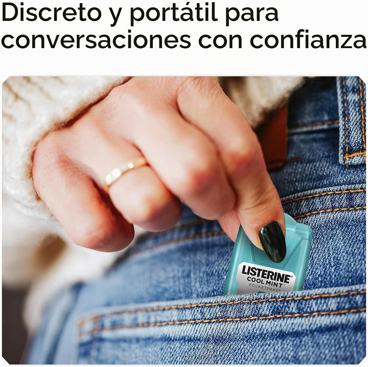 Listerine PocketPaks - Tiras de aliento, menta fresca, paquete de 2...