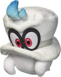 Little Buddy 1658 Super Mario Odyssey - Pañuelo blanco (forma normal) de felpa de 7.5 pulgadas, multicolor