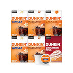 Dunkin' Paquete variado de café saborizado, 4 sabores, 60 cápsulas K-Cup