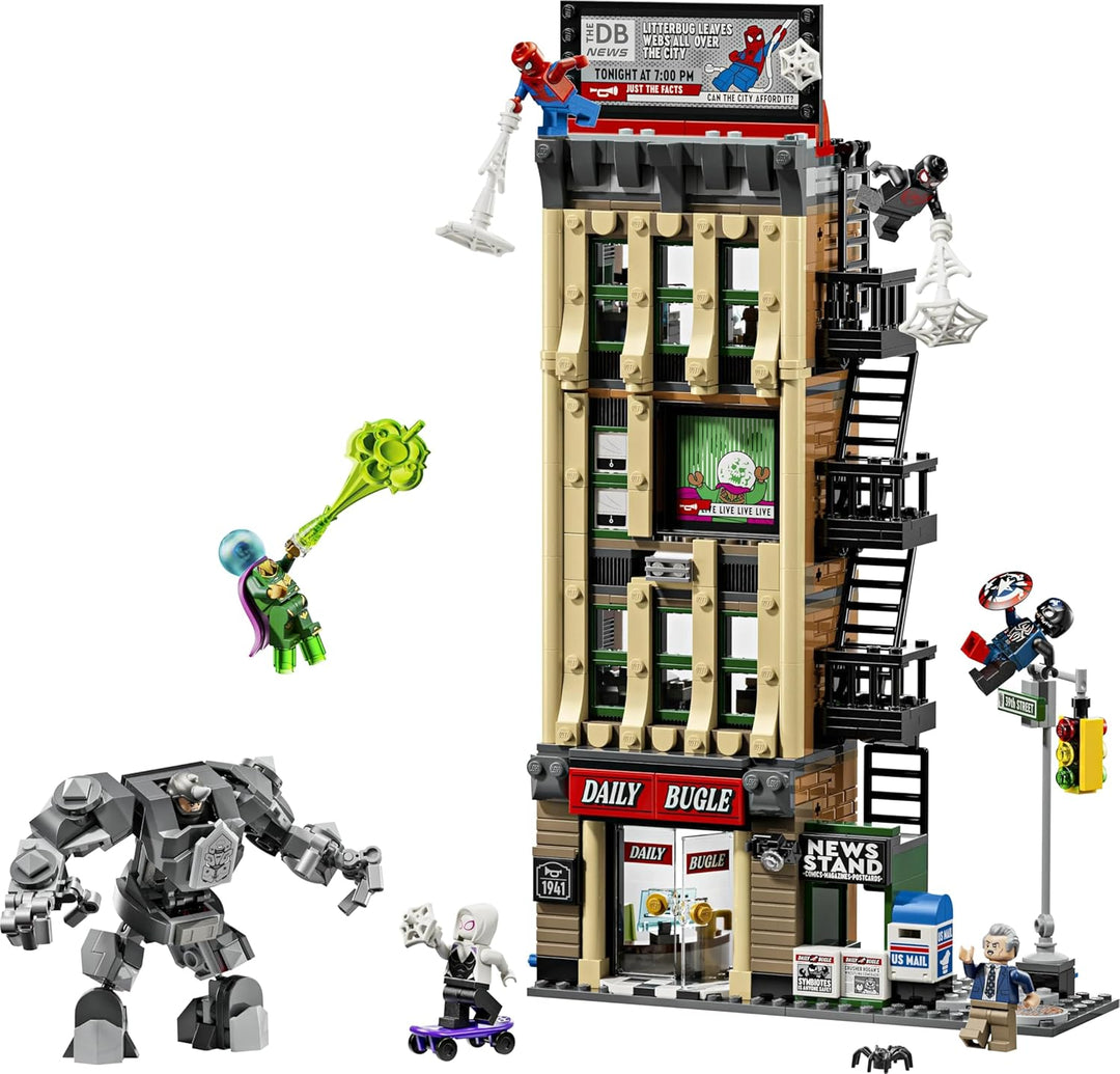 LEGO 76342 Marvel Spider-Man vs. Mysterio: Bloques de regalo de cum...