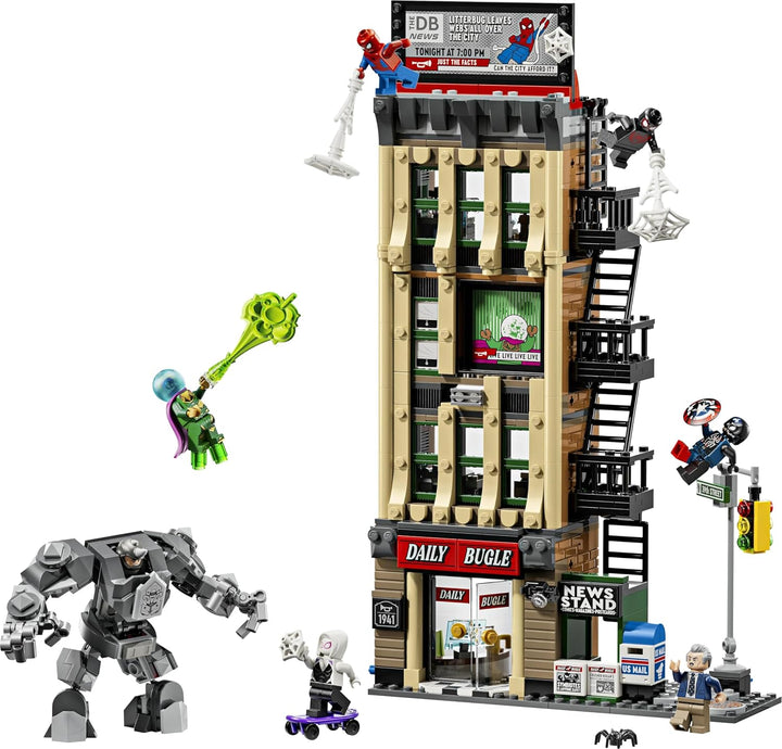 LEGO 76342 Marvel Spider-Man vs. Mysterio: Bloques de regalo de cum...