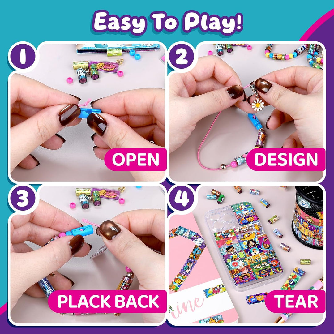 Fabricante de pulseras con calcomanías para bricolaje con