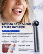 RANVOO AirJet X5 Cepillo de dientes eléctrico, recomendado por dentistas, gris