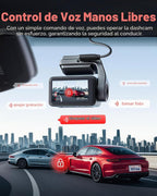 REDTIGER F4 Pro 4K STARVIS 2 Dash Cam, transferencia WiFi 6 de 5.8 GHz