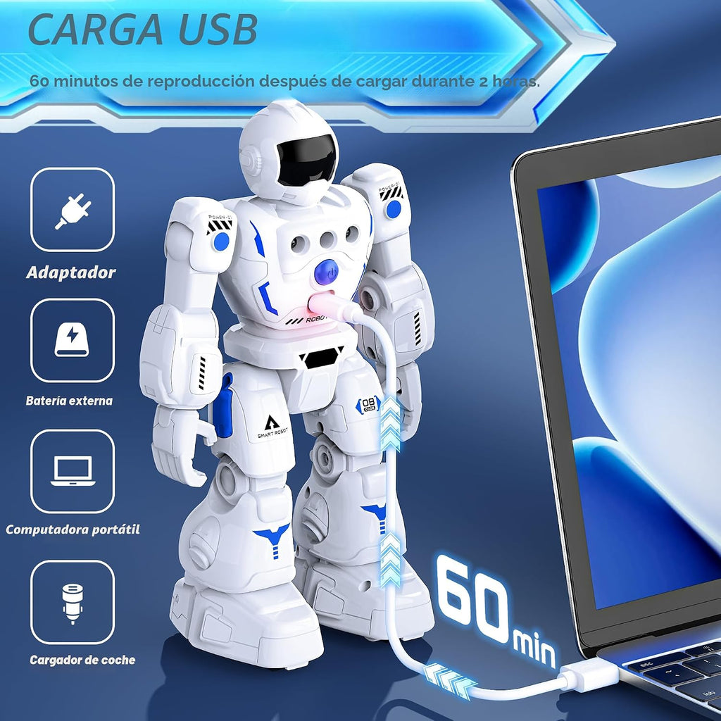 Juguetes de robot para niños de 3 a 5 años, regalo de robots