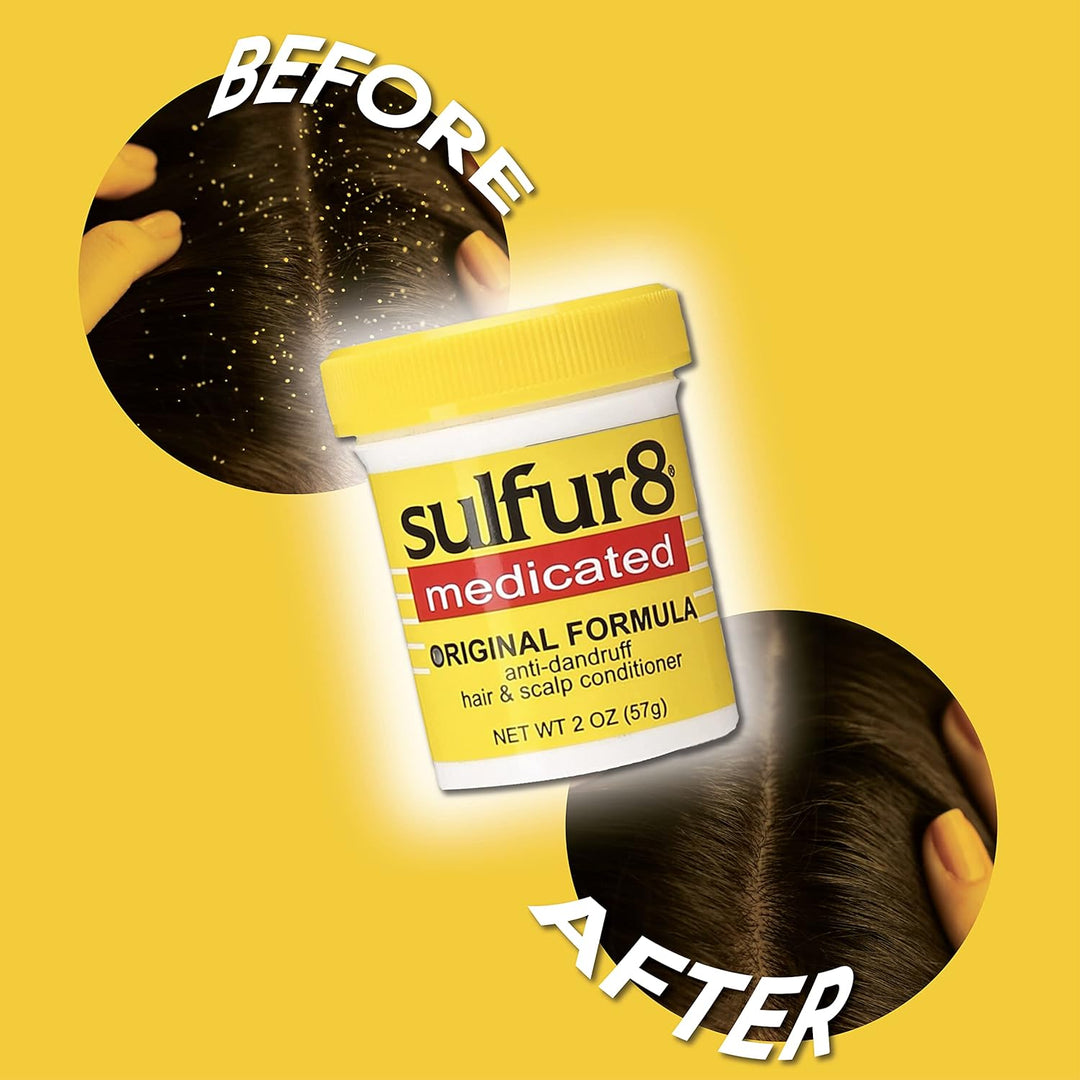 Sulfur 8 Acondicionador medicado anticaspa para cabello y cuero cab...