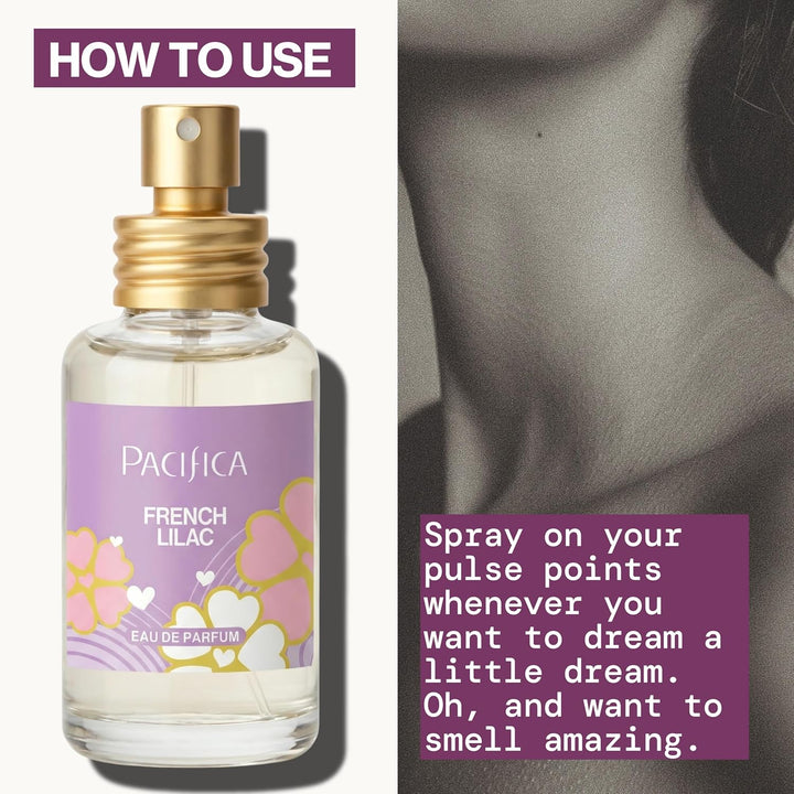 Pacifica Perfume en aerosol French Lilac \u2013 Fragancia floral ve...