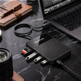 Devichin Disco duro externo de 1 TB, USB C y USB 3.0 multipuerto Hu...