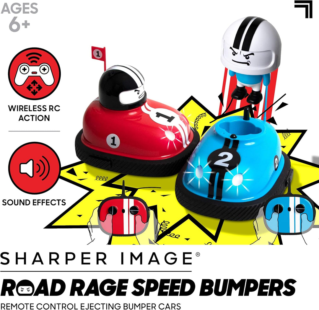 Sharper Image Road Rage - Coches de control remoto, mini autos choc...