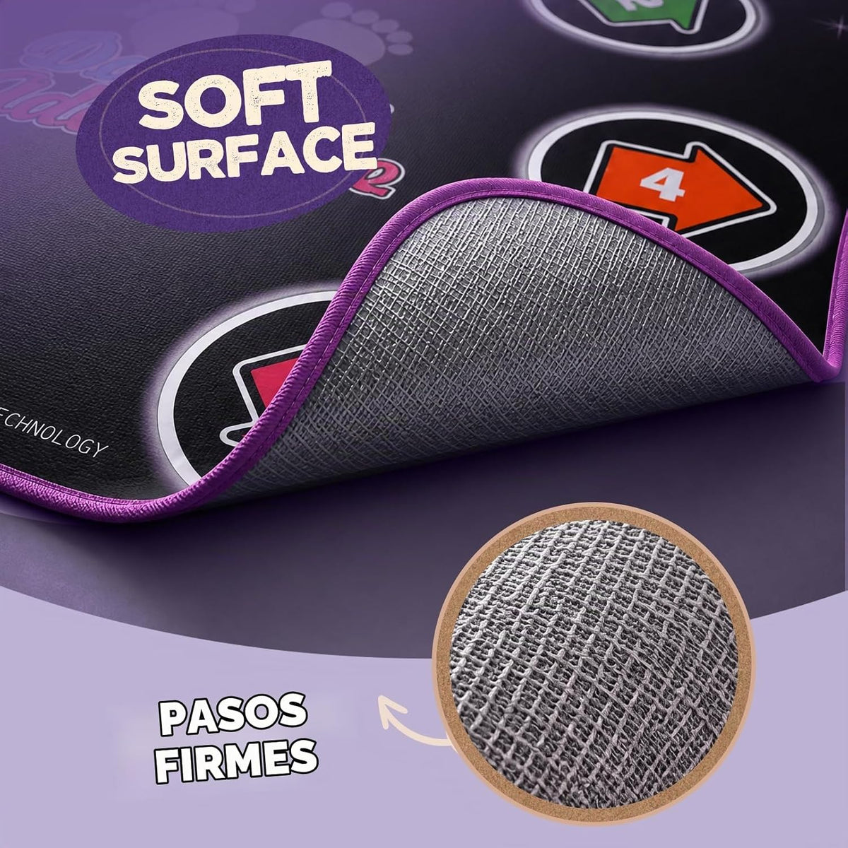 Dance Mat Toys con Bluetooth, Electronic Dance Pad para 3-12 Años
