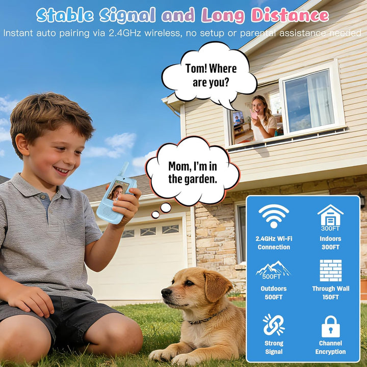 ZealSound Video Walkie Talkies for Age 3-12 Boys Girls 2