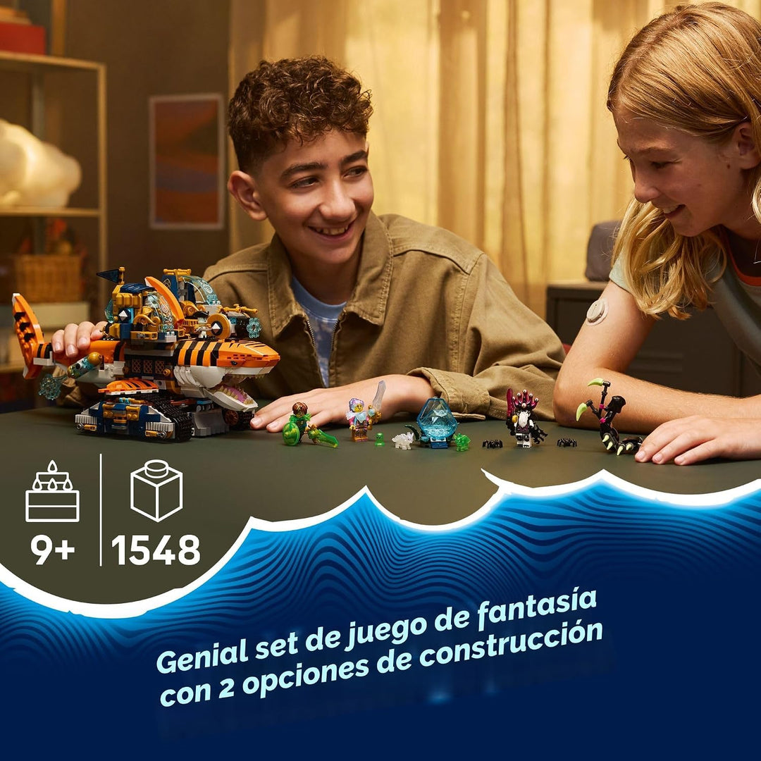 LEGO DREAMZzz - Juguete de construcción de tanque de tiburón tigre...